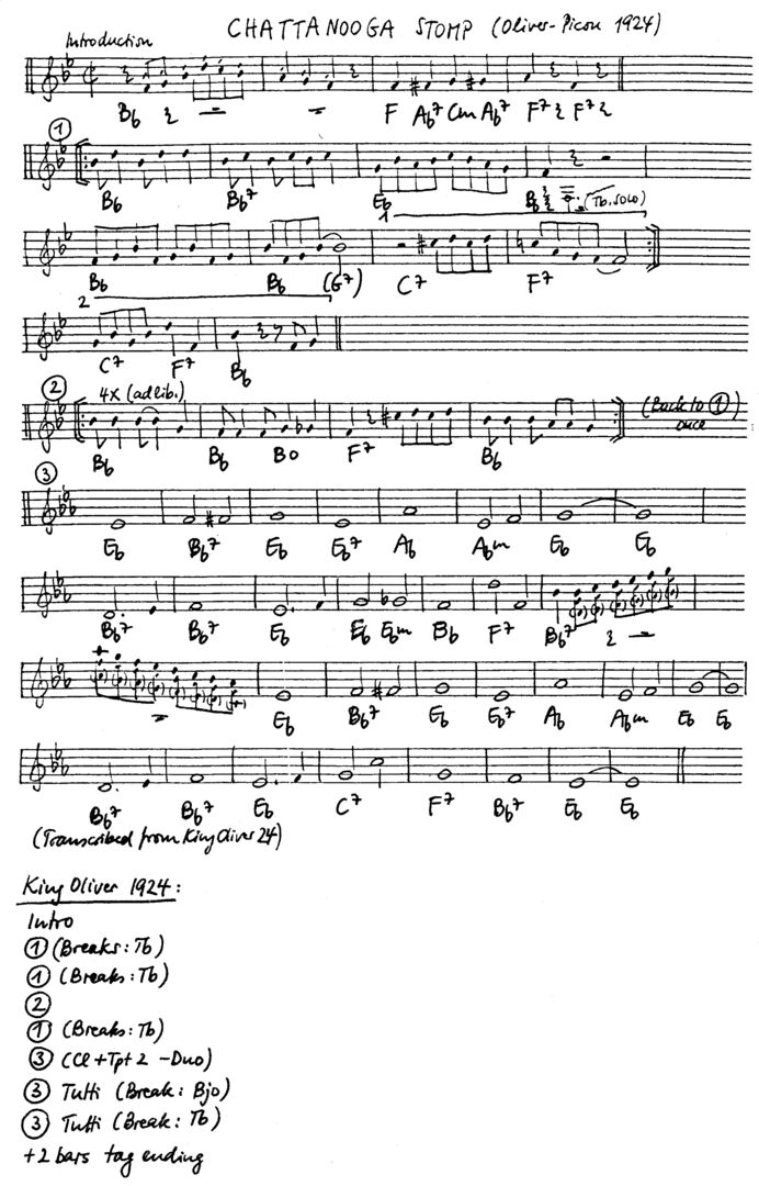 chattanooga stomp leadsheet – book us for your next 20s or gatsby event